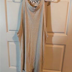 Sleeveless Ribbed Tank Top